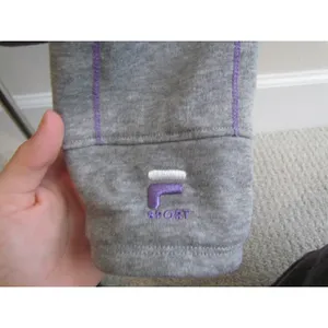 Fila‎ Sport Track Jacket Large Gray Purple Full Zip Athleisure Y2K Activewear thumbnail 7