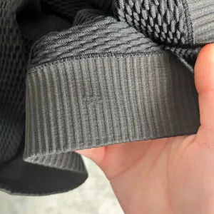 Lululemon Rest Less Pullover‎ Black Textured Size 4 thumbnail 2