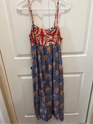 Natural Life Bailey maxi dress boho floral XS thumbnail 3