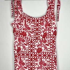 Aqua Tile Printed Midi Dress Size Small thumbnail 5