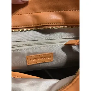 Mark And Graham Vegan Leather Backpack Top Zipper Camel thumbnail 6