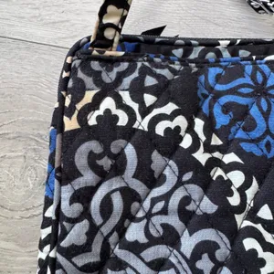 Vera Bradley Canterberry Cobalt Mini Hipster Quilted Cotton Crossbody Bag thumbnail 8