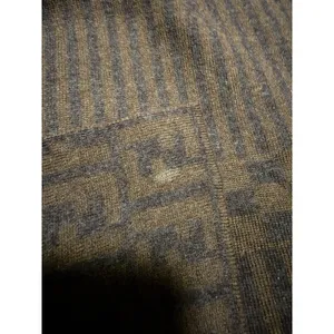 Fendi Merino Wool Vintage Brown Scarf Made In Italy Monogram Old‎ Money thumbnail 8