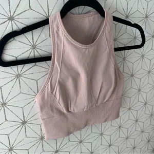 Lululemon Ebb to Train Bra *Medium Support, C/D Cup Porcelain Pink thumbnail 9