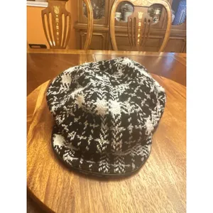 Banana Republic Wool Blend Newsboy Paperboy Newsie Flat Cap Hat Medium Large thumbnail 5