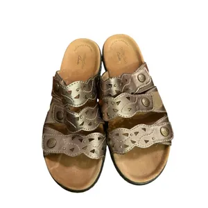 Clarks Laurianne Jade Sand Metallic Sandals‎ Sz 7 thumbnail 5
