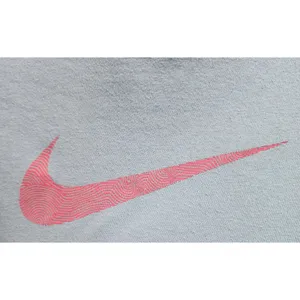 Nike Tee T Shirt Blue Pink Swoosh Logo Women's Size L‎ thumbnail 2