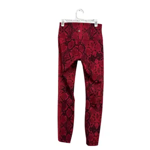 Lululemon Wunder Under Red Snake Print Yoga Gym Athletic Leggings Size 4‎ thumbnail 2