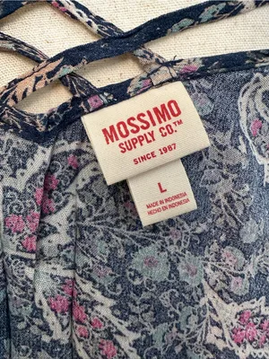 Mossimo Supply Co. Navy Paisley Spaghetti Strap Camisole thumbnail 7