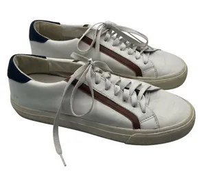 Madewell Style # MA139 Sidewalk Low Top Sneakers in Leather & Suede Sz 8.5 thumbnail 1