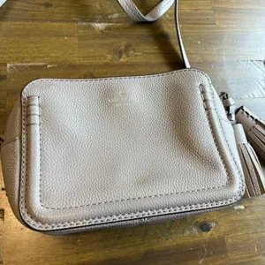 Kate Spade Orchard Street Arla Cityscape Gray Crossbody Tassel Travel Classic thumbnail 3
