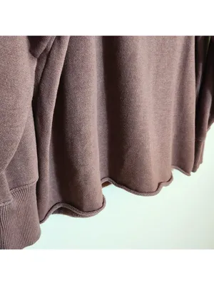 Aerie Dusty Mauve Cowl Neck Pullover Size Small thumbnail 4