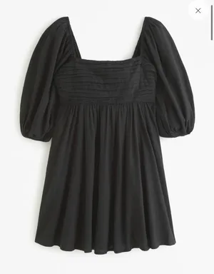 Abercrombie Black Linen Dress thumbnail 1