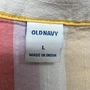 Old Navy Multicolor Womens Shirt Large Casual Lightweight Minimalist Breathable thumbnail 2