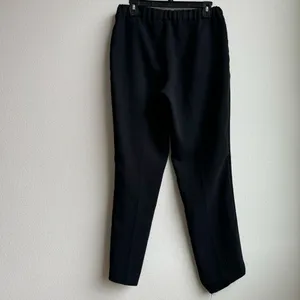 Aritzia Wilfred Crepe Darontal Pull On Cropped Pants Trousers Black Size 6 Small thumbnail 10
