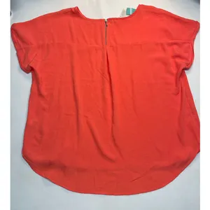 Maurices Sunrise Orange Blouse Size XXL, New with Tags thumbnail 8