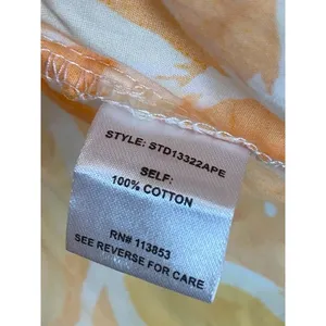 Sugarlips Floral Ruffle Mini Dress Yellow Size M Cotton thumbnail 7