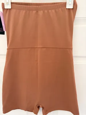 wild fable Strapless Rust-Brown Tube Romper Dress thumbnail 4