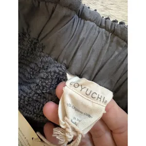 Coyuchi NEW Air Weight Organic Bath Wrap M/L Gray Shadow thumbnail 7