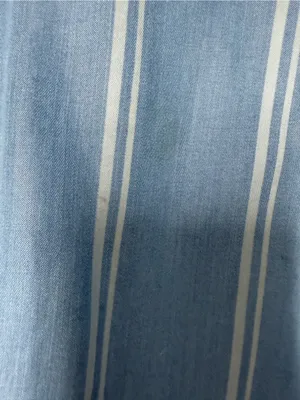beachlunchlounge Light Blue Striped Lace-Up Sleeveless Midi Dress thumbnail 2