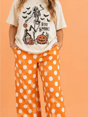 “Stay Spooky” DTF women’s Halloween graphic t-shirt size Large thumbnail 2
