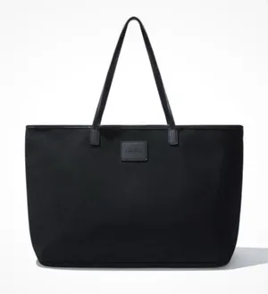 NWT Black Cleobella Canvas Tote Bag thumbnail 1