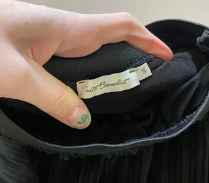 Suite Benedict Chiffon Pleated Mini Skirt thumbnail 5