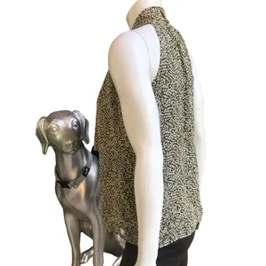 Old Navy Green White Dotted Sleeveless Blouse Tie Neck Tank Top Women’s Size S thumbnail 3