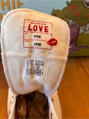 Converse womens chuck Taylor lift platform high top hearts white 10 thumbnail 7