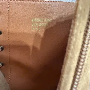 Source Unknown Tan Suede Lace-Up Ankle Boots thumbnail 10