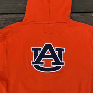 Vintage Orange Jansport Auburn Tigers Hoodie Sweatshirt Colligate Top thumbnail 6