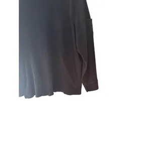 Lauren Ralph Lauren Black Waffle Knit Thermal Long Sleeve Top Plus Size 1X thumbnail 3