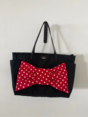 Kate Spade x Disney Minnie Mouse Tote Diaper Bag thumbnail 3