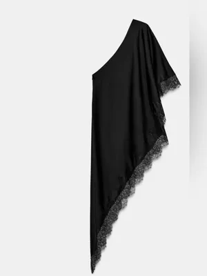 Zara ZW COLLECTION satin lace top‎ thumbnail 6