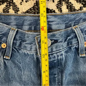 Levi’s Plus Size 501 Mid Thigh Shorts Pleased To Meet You size 32 858330056 thumbnail 14
