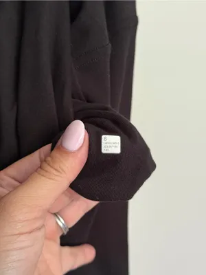Lululemon Soft Jersey Classic-Fit Mid-Rise‎ Jogger Black Pants thumbnail 5