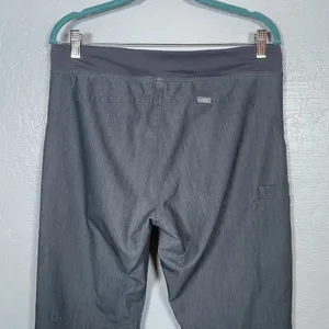 Figs Women M Graphite Gray Kade Cargo Scrub Pants Yoga Waistband Pocket Dental thumbnail 6