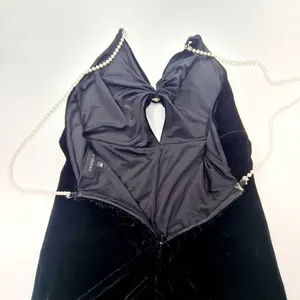 MAJORELLE Amore Gown in Black Small thumbnail 8