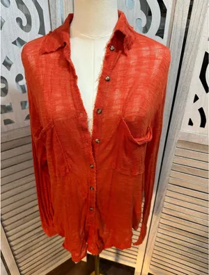 FP Beach Size S Free people oversized swim cover up thumbnail 2
