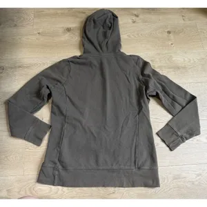 The North Face Womens Pullover Hoodie Green Logo Outdoor Hiking Sweatshirt L thumbnail 2