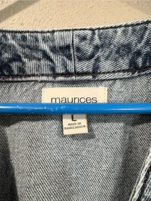 Triple Tie Front Denim Jacket thumbnail 4