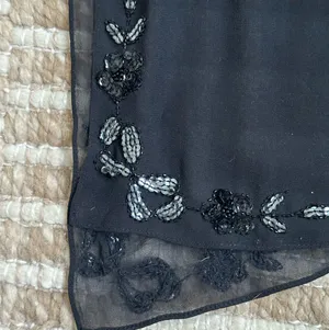 Ann Taylor Black sequin wrap from thumbnail 1