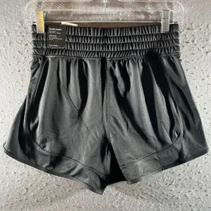 12 | NWT Adidas Pacer Knit High Athletic Running‎ Workout Shorts Grey Womens XS thumbnail 2