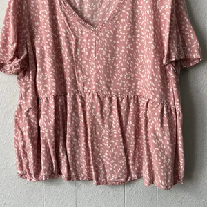 Dip Womens Top 3X Ruffle Hem Lightweight Relaxed Fairy Cottagecore Feminine thumbnail 4