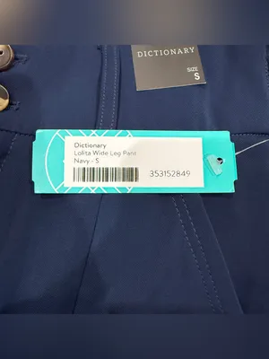 NWT Dictionary Blue Lolita Wide Leg Pant thumbnail 7