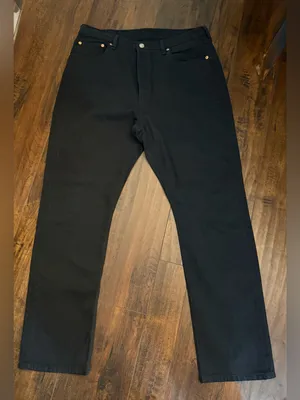 Levi’s 501 Original Fit Jeans Womens W34 L30 Black Sprout Straight Leg thumbnail 3