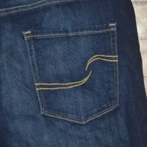 Signature Levis Strauss Size 14 Modern Skinny Shorts Denim Blue Jean Raw Hem thumbnail 5