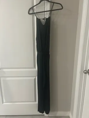 NWT Halara Sleeveless Tie Back Belted Pocket Cut Out Cool Touch Jumpsuit-UPF50+ thumbnail 8