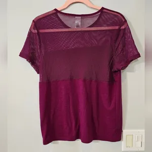 Victoria’s Secret Sport Violet Mesh Tee thumbnail 6