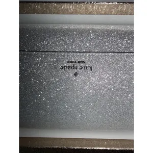 Kate Spade‎ Glimmer Boxed Medium Flap Wristlet Silver Wallet KE447 NWT $199 MSRP thumbnail 5
